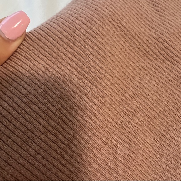 Wilfred off the shoulder sweater in size small in dark blush - Picture 10 of 15